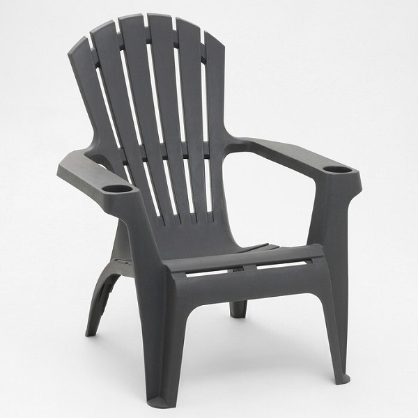 Кресло пластиковое ELLASTIK-PLAST Miami 888x735x745мм, антрацит