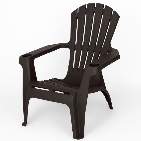 Кресло пластиковое ELLASTIK-PLAST Miami 888x735x745мм, шоколад