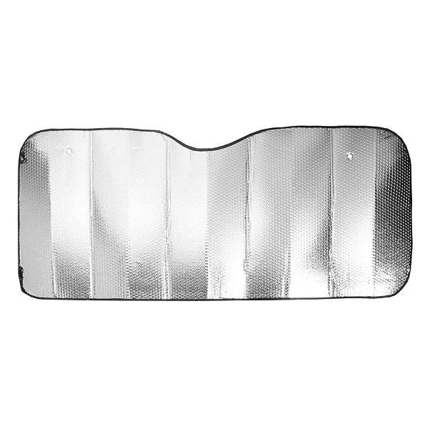 Солнцезащитная пленка-штора на лобовое стекло NG 110035L 130х60см, серебро