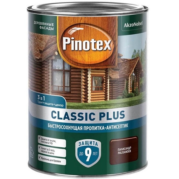 Пропитка для древесины Pinotex CLASSIC PLUS Палисандр 2.5л