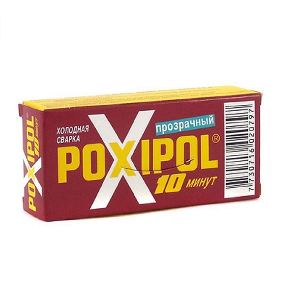 Холодная сварка POXIPOL 10 минут прозрачный, 16 г