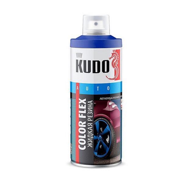KUDO Color Flex Жидкая резина, черный, 520мл