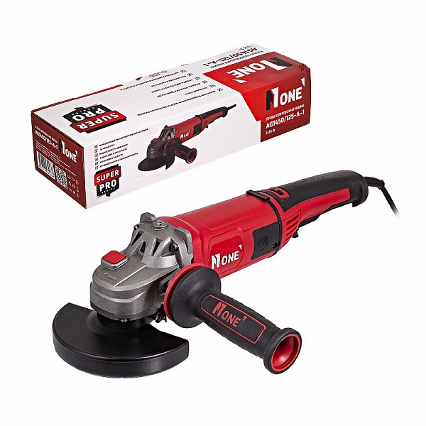 УШМ NUMBER ONE AG1450/125-A-1, 1450Вт, 4000-11000об/мин, d125 мм, 2,68кг