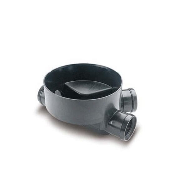 Днище канализационного колодца ПП WAVIN тип III DN315 110х110х110 мм 45° правый приток 