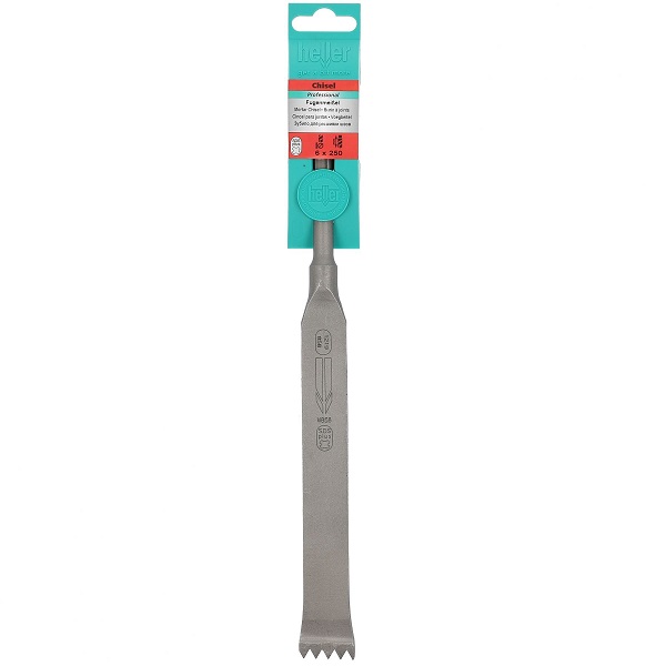 Зубило для расшивки швов HELLER Professional, хвостовик SDS-Plus 6х250мм