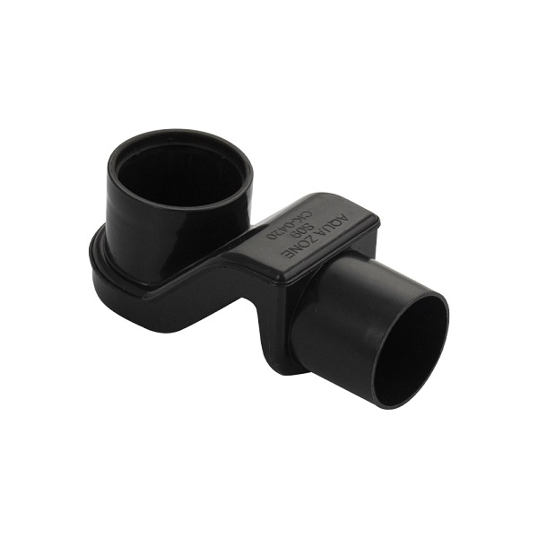 Нижняя часть трапа САНАКС с гидрозатвором, пластиковая для бокового подключения к канализации