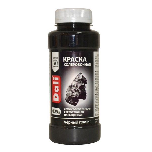 Колеровочная краска DALI 0.25л черный графит