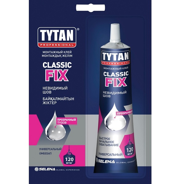 TYTAN Professional CLASSIC FIX клей универсальный прозрачный, 100 мл