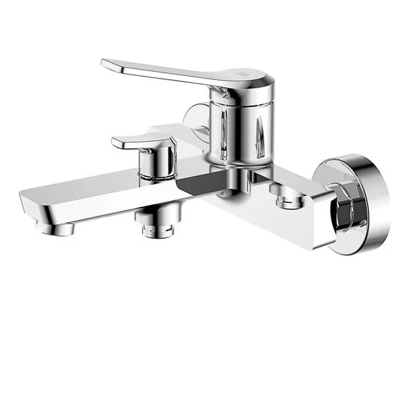 Смеситель для ванны IDDIS PARKER PARSB02i02WA, короткий излив