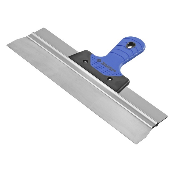 Шпатель фасадный ЗУБР ПРОФЕССИОНАЛ, нержавеющий, двухкомпонентная ручка, 150мм