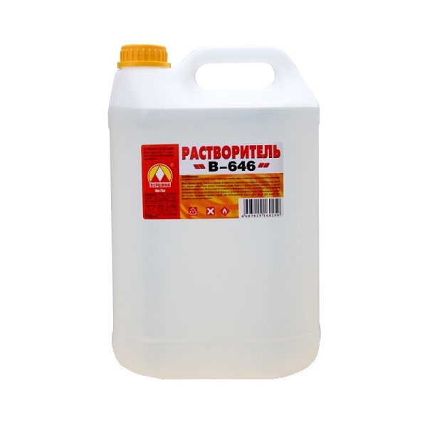 Растворитель В-646 ВЕРШИНА,  5 л