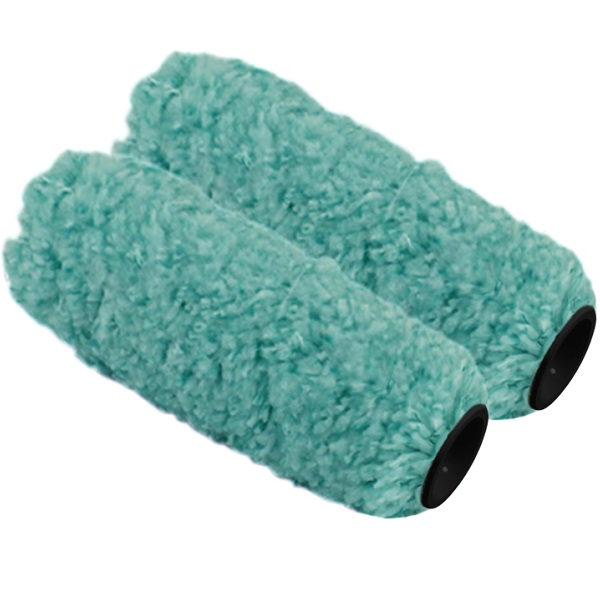 Мини-ролик сменный DECOR Премиум микрофибра, бюгель 6мм,  15х100мм, 2шт.