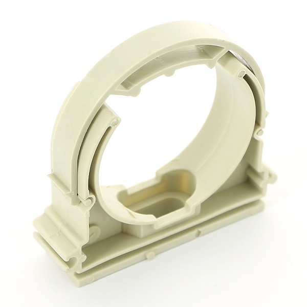 Клипса для п/п трубы d50 мм серая HEISSKRAFT