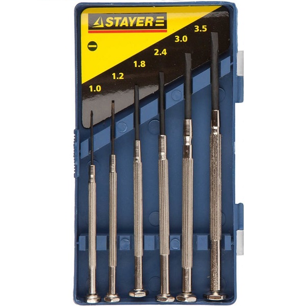 Набор отверткок STAYER STANDARD для точных работ, 6 шт.