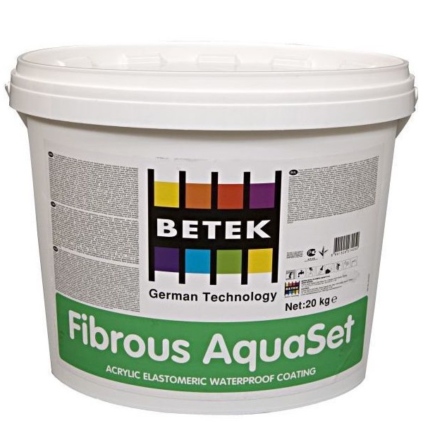 Гидроизоляция BETEK FIBROUS AQUASET 20кг