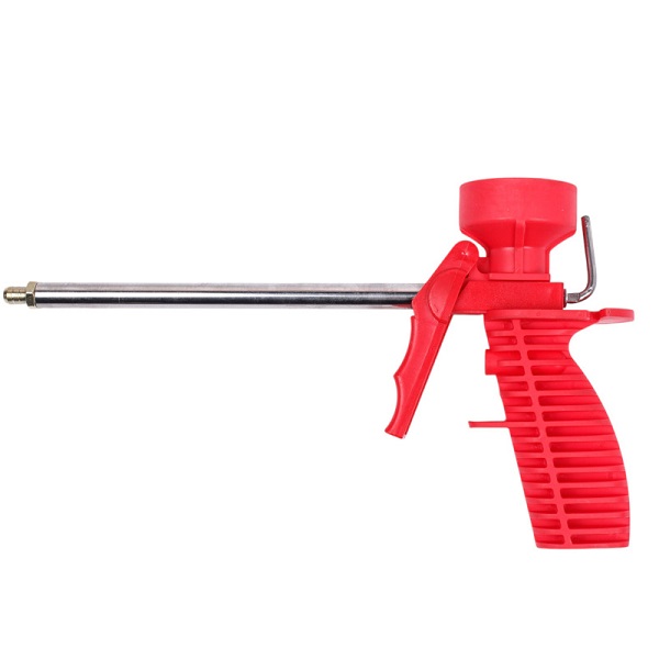 Пистолет для монтажной пены DERZHI пластиковый корпус, металлический ствол