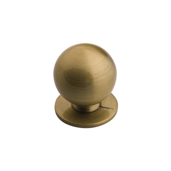 Ручка-кнопка мебельная KERRON К-1120 античная бронза