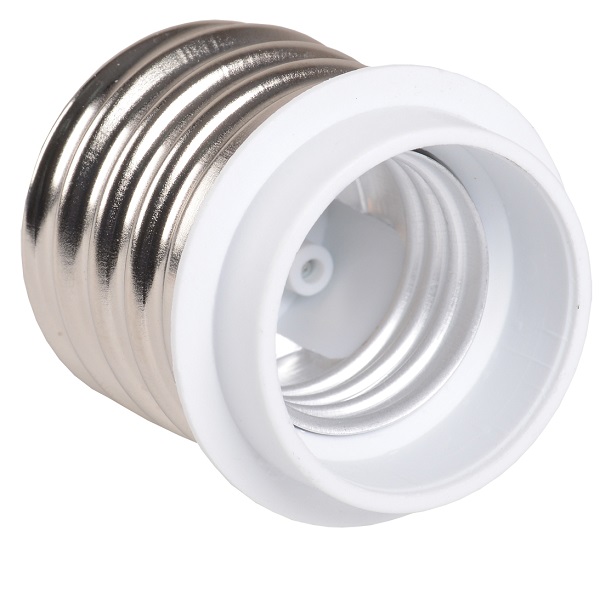 IEK Переходник Е40-Е27 ПР40-27-К02 пластик белый