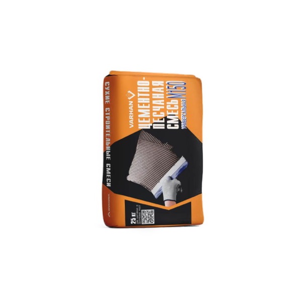 Смесь цементно-песчаная VARHAN М150 универсальная 25кг