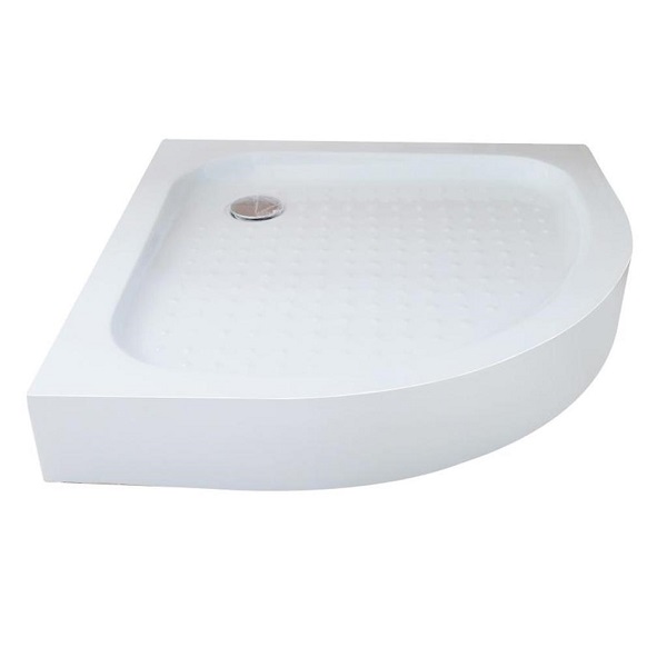 Поддон акриловый четверть круга  90х90х13,5см CORSO OSK-01/15