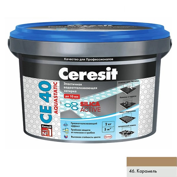 Затирка Ceresit CE-40 карамель 2кг