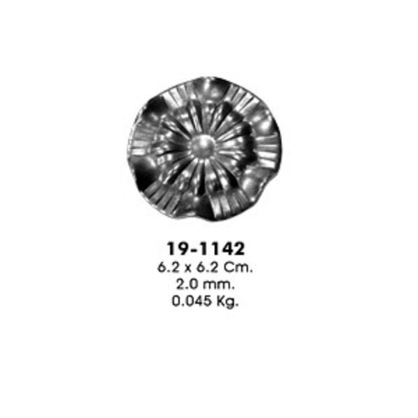Штампованный элемент 19-1142 (6,2х6,2см, 2,0мм, 0,045кг)