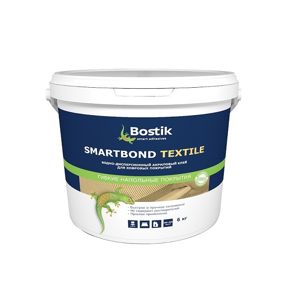 BOSTIK Smartbond textile клей для ковровых покрытий 6кг