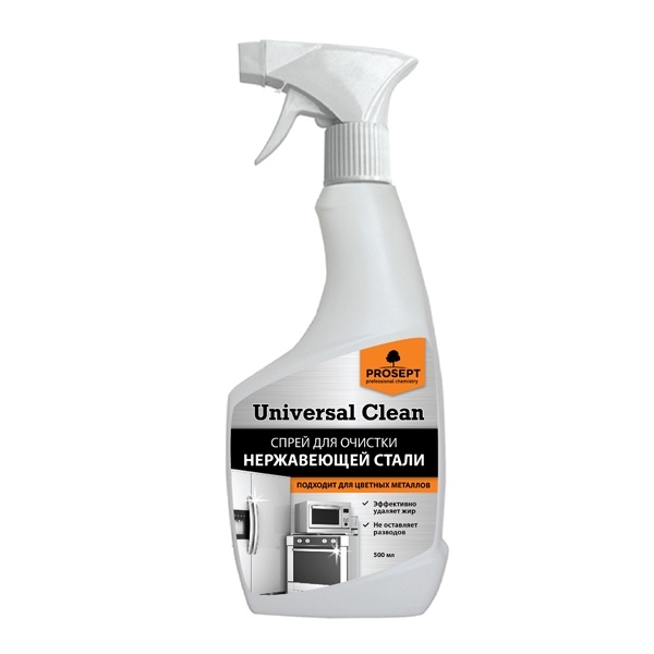 PROSEPT Universal Clean для нержавеющей стали и цветных металлов, 500мл, спрей