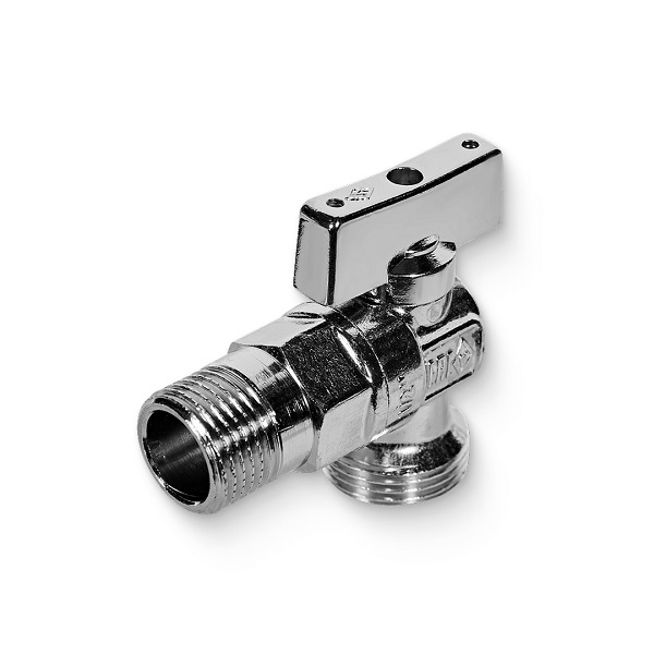 Кран Bugatti MIAMI шаровый угловой 1/2"х3/4" с отражателем