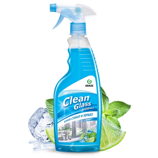 GRASS Clean Glass блеск для стекол и зеркал 600мл, спрей