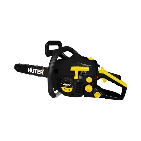 Бензопила HUTER BS-40, 1500Вт, 4500об/мин, шина 40см, 6кг