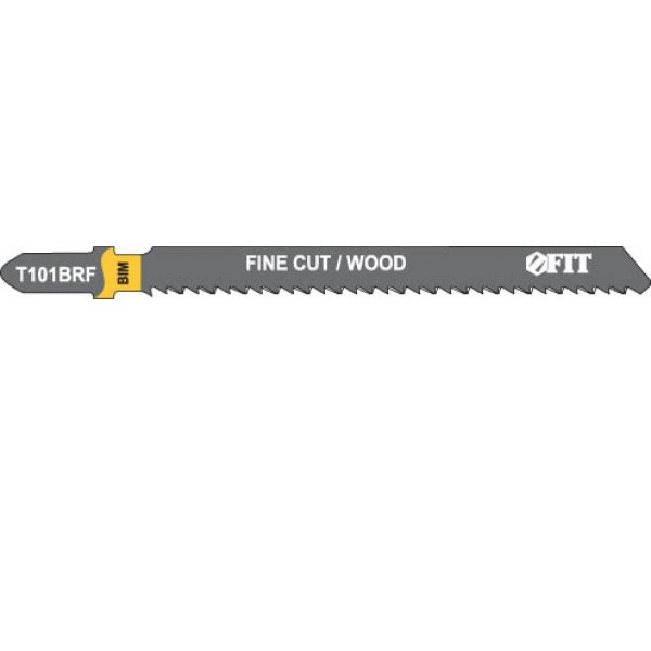 Полотна для электролобзика FIT по дереву, фанере, ламинату, T101BRF, 2шт.