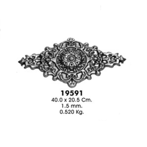 Декоративный элемент 19591 (40,0х20,5см, 1,5мм, 0,520кг)