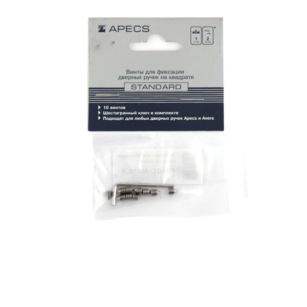 Комплект для фиксации дверных ручек APECS FS-01-M6*8,4