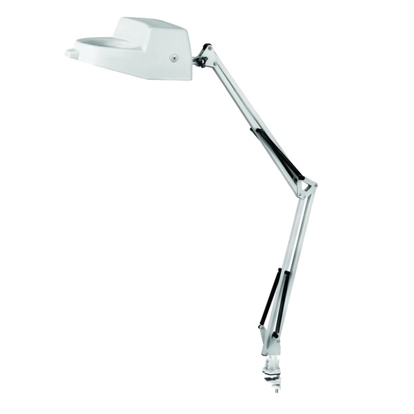 Светильник настольный CAMELION Loft KD-350 60W с увеличительным стеклом, белый