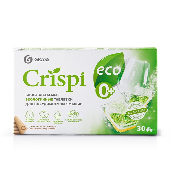 GRASS Crispi таблетки для посудомоечных машин, 30шт.