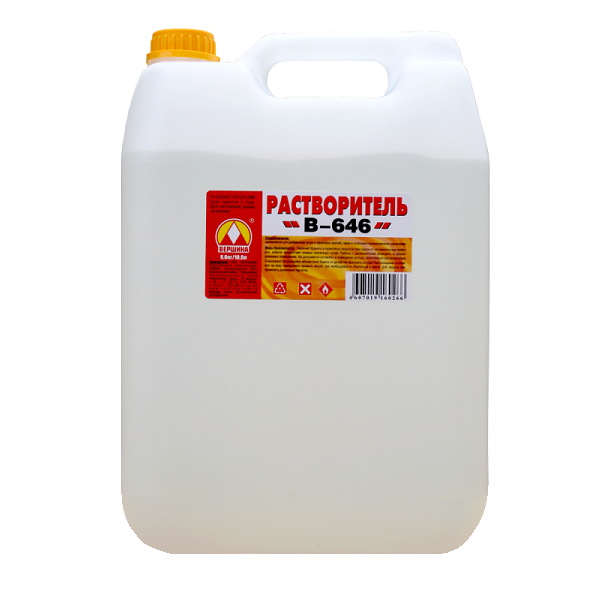 Растворитель В-646 ВЕРШИНА, 10 л