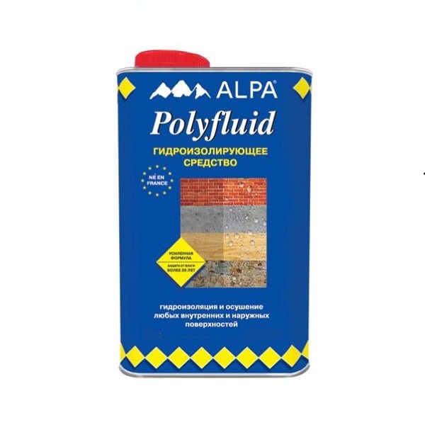 Гидроизолирующее средство POLIFLUID 14.82 кг (19л)