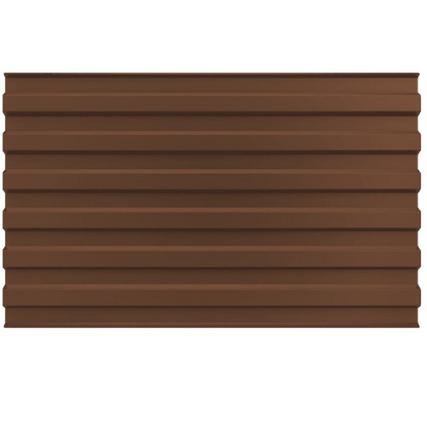 Профнастил КС-21 стандарт 1051х6000 мм /0,45/ RAL 8017 - коричневый шоколад темный