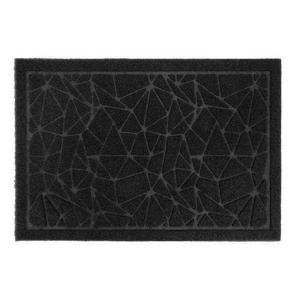 Коврик влаговпитывающий ворсовый на резиновой основе КРИСТАЛЛ 45х75см