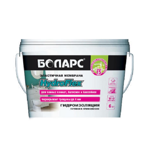 Гидроизоляция БОЛАРС HYDROFLEX  6 кг