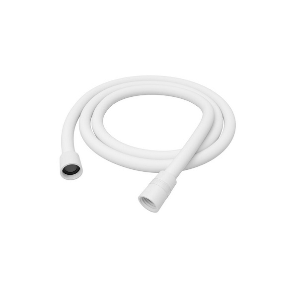 Шланг для душа IDDIS Optima Home, силиконовый, матовый белый, 1,5м
