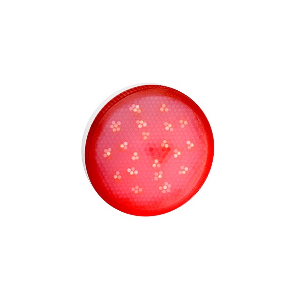 Лампа светодиодная ECOLA GX53, LED color 8Вт, красный матовый