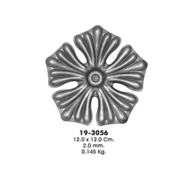 Штампованный элемент 19-3056 (12,0х12,0см, 2,0мм, 0,145кг)