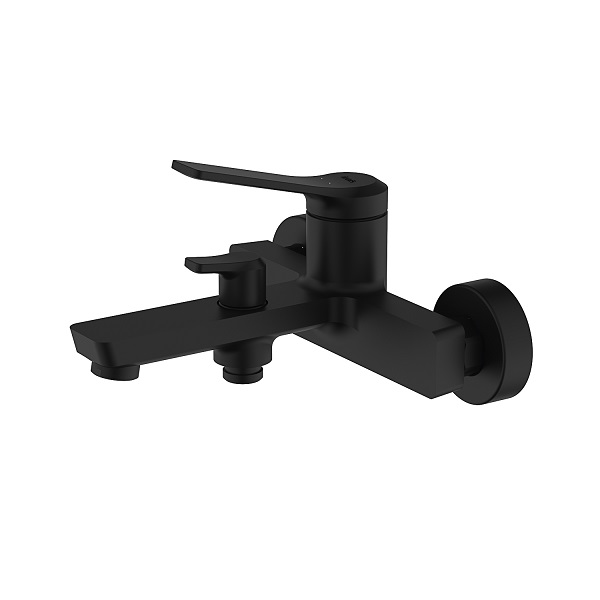 Смеситель для ванны IDDIS Parker PARBL02i02WA короткий излив, черный матовый