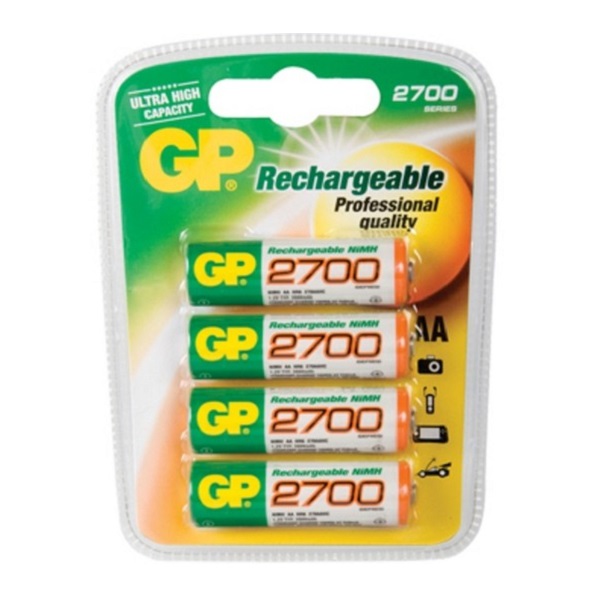 Аккумулятор gp aa 2700mah. GP Rechargeable 2700 ,AA аккумулятор ni-MH. Аккумулятор GP 2700 AA (2шт). Батарейки GP Rechargeable 2700. Аккумулятор GP 270aahc3/1 AA NIMH 2700mah.