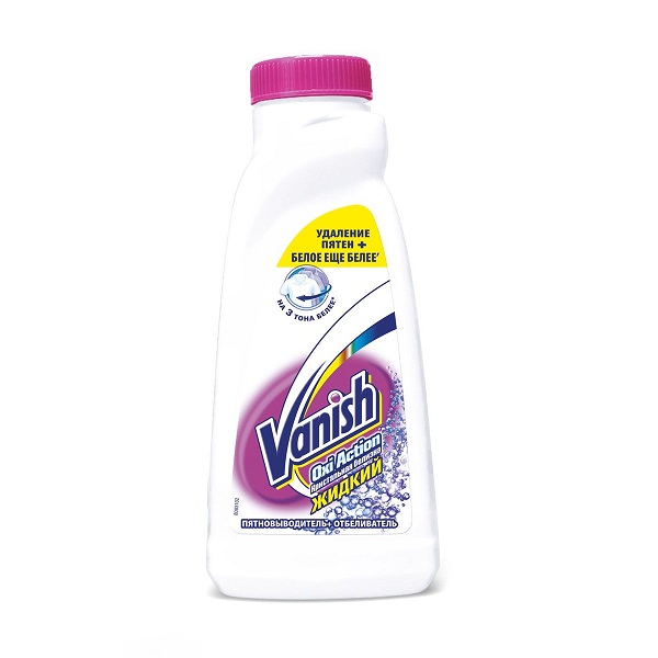 VANISH Oxi Action Кристальная белизна, пятновыводитель и отбеливатель для тканей 450мл