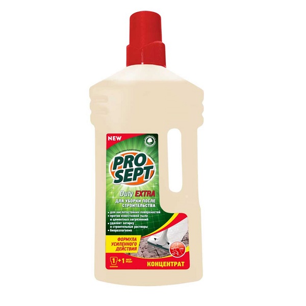 PROSEPT Duty Extra Концентрат для уборки после строительства, 1л