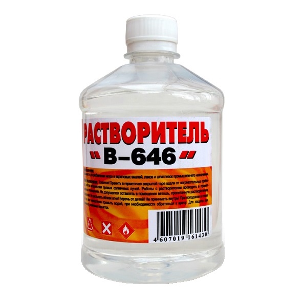 Растворитель 646 0,5л Вершина СПб