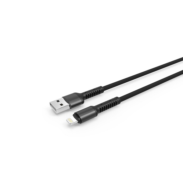 Кабель USB-A на Lightning, LDNIO LS63, 2,4А, серый, 1м